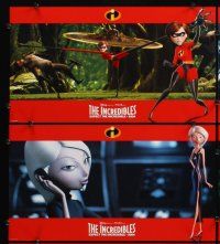 6j252 INCREDIBLES 8 advance LCs '04 Disney/Pixar animated sci-fi superhero family!