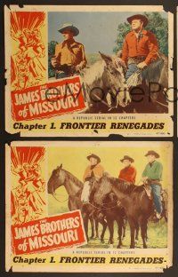 6j825 JAMES BROTHERS OF MISSOURI 3 Chap1 LCs '49 Keith Richards as Jesse, Frontier Renegades!