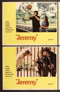 6j258 JEREMY 8 LCs '73 Robby Benson, basketball romance, the first time you fall in love!