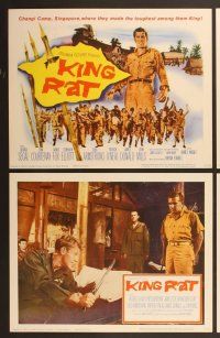 6j273 KING RAT 8 LCs '65 George Segal, Tom Courtenay, James Clavell, World War II POWs!