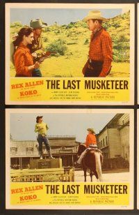 6j559 LAST MUSKETEER 7 LCs '52 Arizona Cowboy Rex Allen w/miracle horse Koko, Slim Pickens!