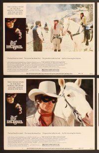 6j294 LEGEND OF THE LONE RANGER 8 LCs '80 Klinton Spilsbury in the title role, Michael Horse!