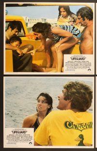 6j296 LIFEGUARD 8 LCs '76 Sam Elliot with sexy beach babes, Anne Archer, Kathleen Quinlan!