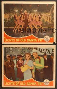 6j832 LIGHTS OF OLD SANTA FE 3 LCs '44 Roy Rogers, Dale Evans, great musical image!