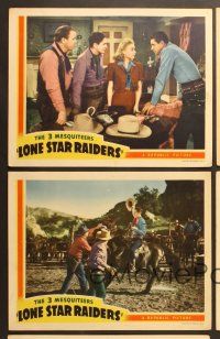 6j680 LONE STAR RAIDERS 5 LCs '40 The Three Mesquiteers, Robert Livingston, Bob Steele, Rufe Davis!
