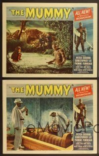6j755 MUMMY 4 LCs '59 Terence Fisher Hammer horror, Christopher Lee as the monster!