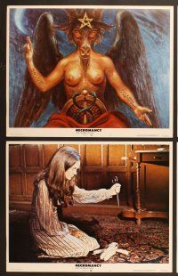 6j346 NECROMANCY 8 LCs '72 Orson Welles, occult horror art & wild images!