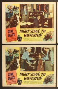 6j565 NIGHT STAGE TO GALVESTON 7 LCs '52 Gene Autry & Champion, Thurston Hall!