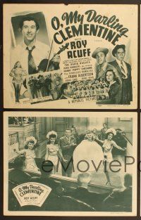 6j761 O MY DARLING CLEMENTINE 4 LCs R49 Roy Acuff & radio's most popular entertainers!