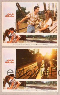 6j357 ODE TO BILLY JOE 8 LCs '76 Robby Benson & Glynnis O'Connor, movie based on Bobbie Gentry song