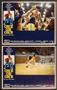 6j362 ONE ON ONE 8 LCs '77 basketball player Robby Benson & pretty Annette O'Toole!