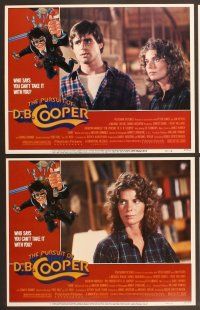 6j387 PURSUIT OF D.B. COOPER 8 LCs '81 sky-diving robbery, Robert Duvall, Treat Williams!