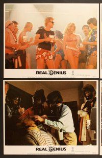 6j394 REAL GENIUS 8 LCs '85 Val Kilmer is the Einstein of the '80s, Jon Gries, sci-fi comedy!