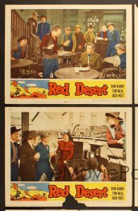 6j689 RED DESERT 5 LCs '49 Don 'Red' Barry, Jack Holt, Tom Neal in western!