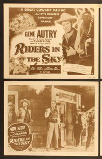 6j403 RIDERS IN THE SKY 8 LCs R56 Gene Autry's great song hit comes to life, Gloria Henry!