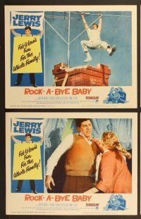 6j413 ROCK-A-BYE BABY 8 LCs R63 Jerry Lewis with Marilyn Maxwell, Connie Stevens!