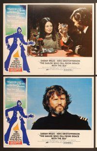 6j421 SAILOR WHO FELL FROM GRACE WITH THE SEA 8 LCs '76 Kris Kristofferson & Sarah Miles!
