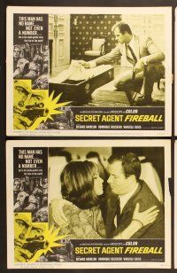 6j424 SECRET AGENT FIREBALL 8 LCs '66 Bond rip-off, the man with no name, not even a number!