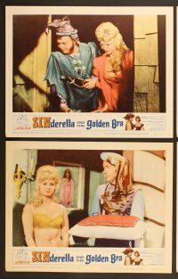 6j436 SINDERELLA & THE GOLDEN BRA 8 LCs '64 a version for those who think young and naughty!