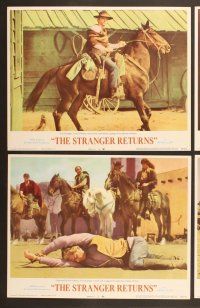 6j463 STRANGER RETURNS 8 LCs '68 great spaghetti western images of Tony Anthony!