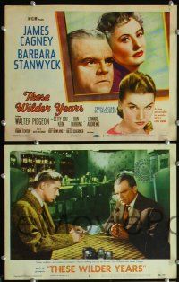 6j481 THESE WILDER YEARS 8 LCs '56 James Cagney & Barbara Stanwyck have a teenager in trouble!