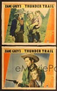 6j782 THUNDER TRAIL 4 LCs '37 Zane Grey, Gilbert Roland, Charles Bickford, Marsha Hunt!