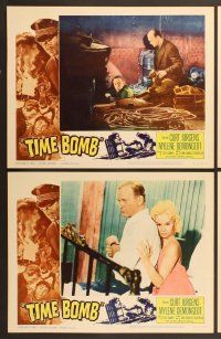 6j580 TIME BOMB 7 LCs '61 Curt Jurgens & sexy Mylene Demongeot in a conspiracy on the High Seas!