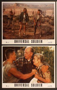 6j504 UNIVERSAL SOLDIER 8 LCs '92 Jean-Claude Van Damme, Dolph Lundgren, Ally Walker!