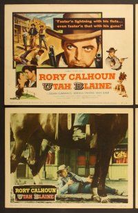 6j509 UTAH BLAINE 8 LCs '57 Rory Calhoun came back to give a Texas town a backbone to fight!