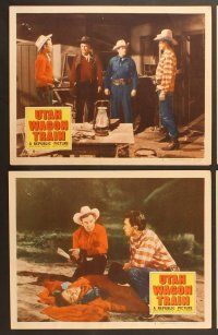 6j583 UTAH WAGON TRAIN 7 LCs '51 Penny Edwards, Buddy Ebsen, cowboy Rex Allen!