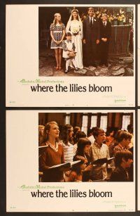 6j525 WHERE THE LILIES BLOOM 8 LCs '74 Harry Dean Stanton, Julie Gholson, Sudie Bond!