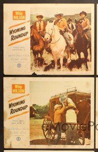 6j711 WYOMING ROUNDUP 5 LCs '52 cowboy Whip Wilson on horseback!