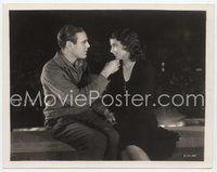6k411 LADIES OF LEISURE 8x10 still '30 romantic close up of Barbara Stanwyck & Ralph Graves!