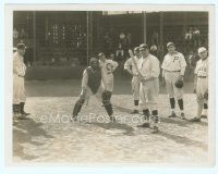 6k642 WARMING UP key book still '28 great image of real life 1920s baseball players in game!