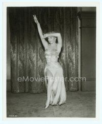 6k439 LOVE ME OR LEAVE ME 8x10 still '55 full-length Doris Day in sexiest skimpy showgirl outfit!