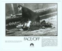 6k277 FACE/OFF 8x10 still '97 John Travolta and Nicholas Cage on ground, directed by John Woo!