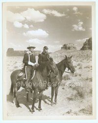 6k291 FORT APACHE 8x10 still '48 cavalry officer John Wayne on his horse in Monument Valley!