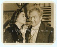 6k319 GONE WITH THE WIND 8x10.25 still '39 close up of Barbara O'Neil & Thomas Mitchell!