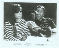 6k323 GRADUATE 8x10 still '68 close up of Dustin Hoffman studying Katharine Ross!