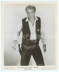 6k342 HIGH NOON 8x10 still R56 incredible close up of Gary Cooper reaching for his gun!