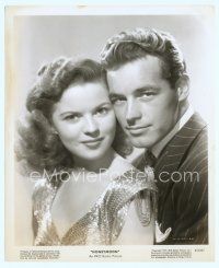 6k347 HONEYMOON 8x10 still '47 close up of newlyweds Shirley Temple & Guy Madison in Mexico!