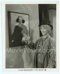 6k350 HORSE FEATHERS 8x10 still '32 great image of Harpo Marx by pic of Karl Marx wearing earmuffs