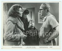 6k352 HOT RODS TO HELL 8x10 still '67 concerned Jeanne Crain & her kids talk to doctor!