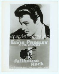 6k378 JAILHOUSE ROCK 8x10 still '57 classic art of rock king Elvis Presley by Bradshaw Crandell!