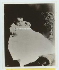 6k360 I MARRIED AN ANGEL 8x10 still '42 portrait of Jeanette MacDonald as a baby in great gown!