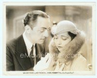 6k387 JEWEL ROBBERY 8x10 still '32 close up of William Powell showing ring to pretty Kay Francis!