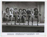6k399 KENTUCKY JUBILEE 7.75x10.25 still '51 Jerry Colonna in chorus line with sexy cowgirls!