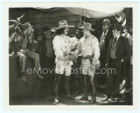 6k415 LAST FRONTIER 8x10 still '26 William Boyd meets Jack Hoxie as Buffalo Bill Cody!