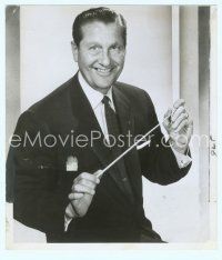 6k419 LAWRENCE WELK TV 7x8 still '59 great close up of TV's favorite music maestro conducting!