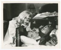 6k433 LOLITA 8x10 still '62 Stanley Kubrick, sexy Sue Lyon tickles James Mason laying in bed!